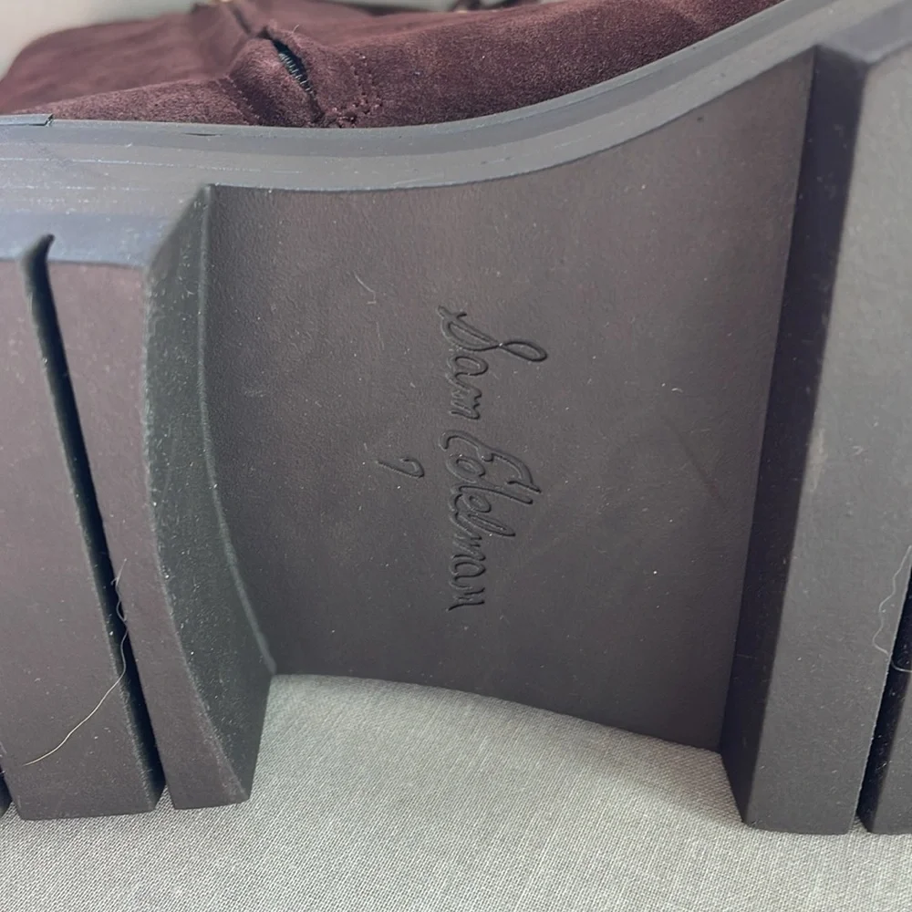 NEW! Sam Edelman Lovrin Women’s Leather Combat Boots Size 7 - Picture 9 of 12